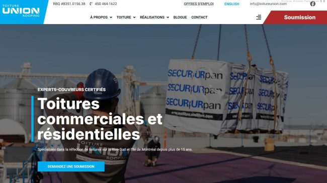 Toiture à Montréal : Toiture Union, le choix intelligent