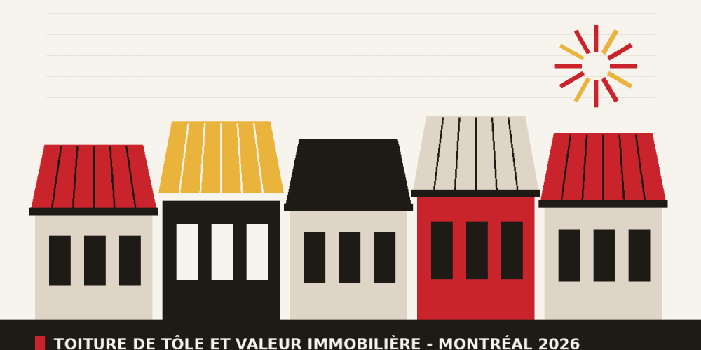 Toiture de tôle à Montréal : ce que son état change au prix d&rsquo;une propriété